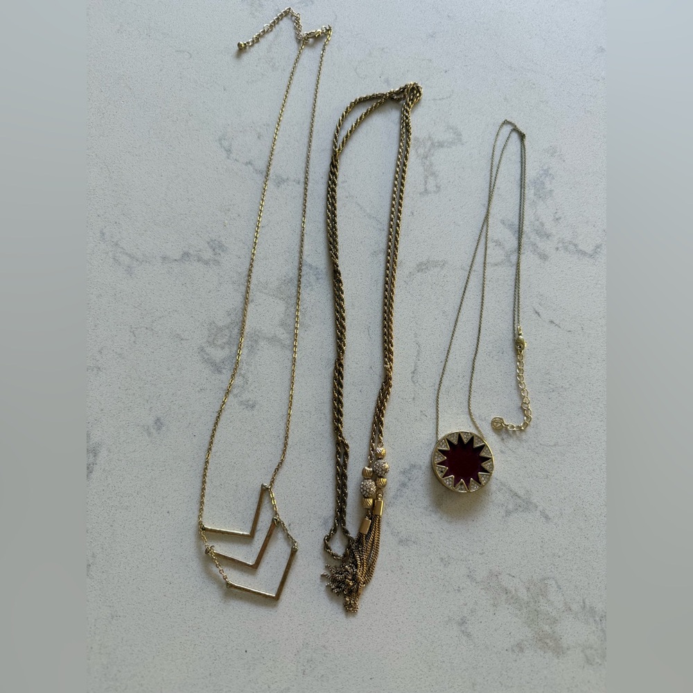 Trio of necklaces